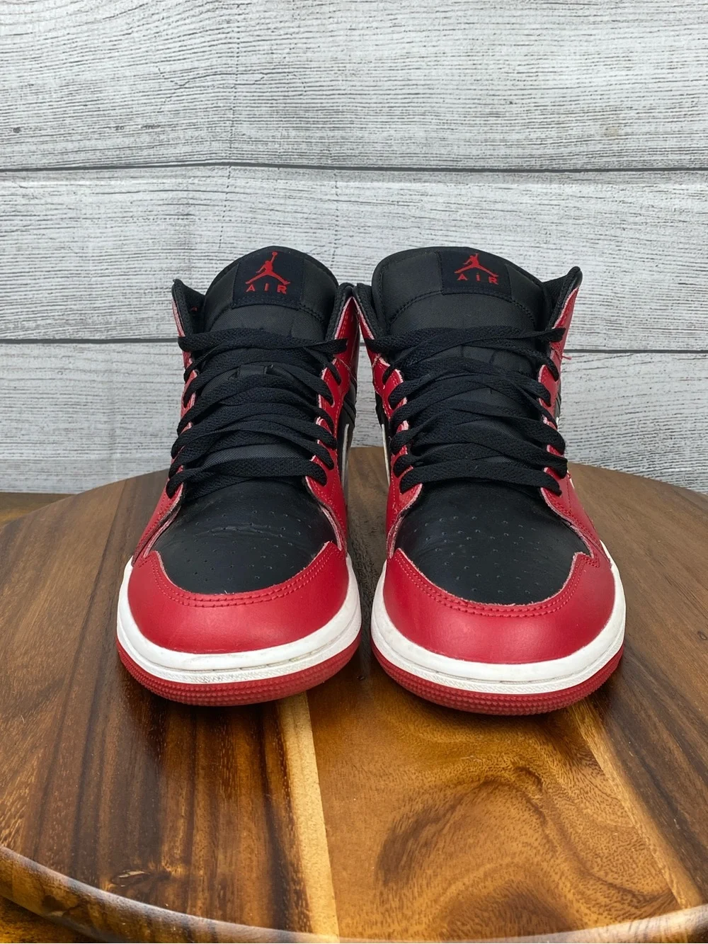Nike Air Jordan 1 Mid Gym Red Black White Men’s Shoes DQ8426-061 Sneaker Size 8